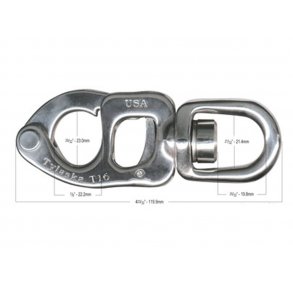 Tylaska T16 snap sjkel med standard svirvel