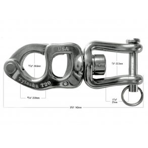 Tylaska T20 snap sj�kel med gaffel svirvel