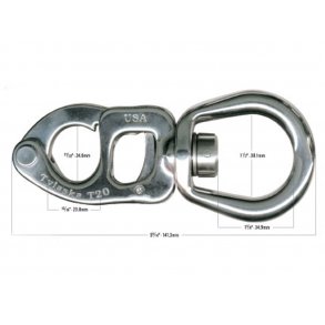 Tylaska T20 snap sj�kel med stor svirvel