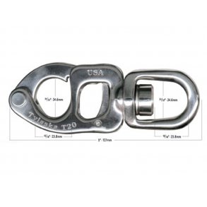 Tylaska T20 snap sjkel med standard svirvel