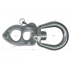 Tylaska T50 snap sj�kel med stor svirvel