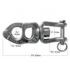 Tylaska T5 snap sj�kel med gaffel svirvel