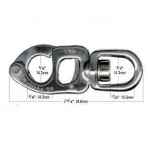 Tylaska T5 snap sjkel med standard svirvel