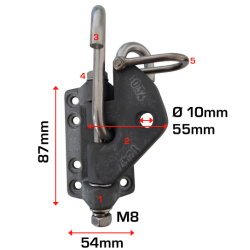 Z-Spars Svanehals til Delta mast