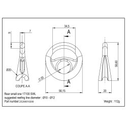Facnor rebering 56 mm agterlig