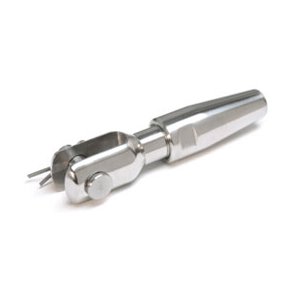 Valsefri 7mm Gaffel-terminal 12x12,7mm