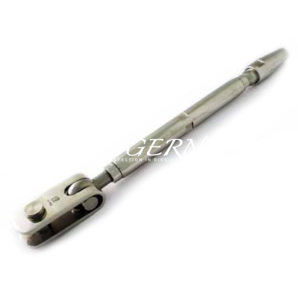 1-1/8" Rustfri Vantskrue m. Bronze insert 19mm Valsefri wire terminal / Toggle 28,6mm pin