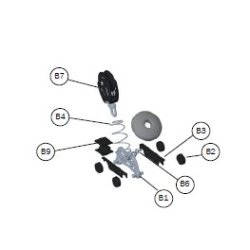 Selden komplet udhalsvogn til furling mast 92x50x26