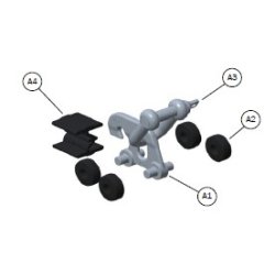 Selden udhalsvogn 68x48x26 med hjul