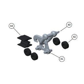 Selden udhalsvogn 68x48x26 med hjul