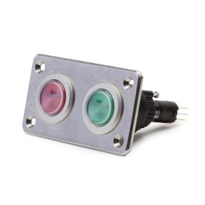  Monterings plade til knapper (dobbelt)