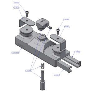Antal Reservedel Plade til Faldstopper vogn A4