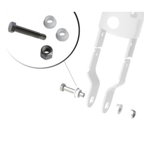Bolt med bushings 8 til tromle FD90-110