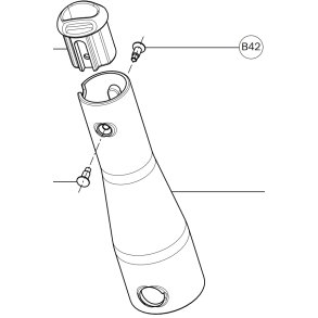 Furlex 200TD Profil skrue M6x17 undersnket og ned-drejet 