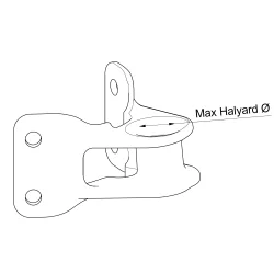 Selden C227 - F286 dobbelt faldleder