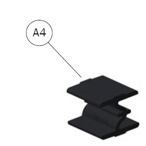 Selden udhals stop 28x28x30