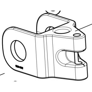 Selden Inboard Boom end toggle B230 Alu.