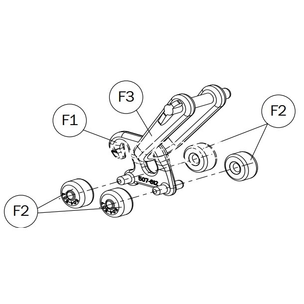 Selden udhalsvogn 35x26x15 med hjul