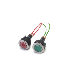 Selden tryk knap rd/grn