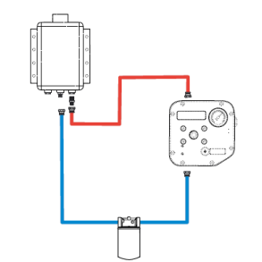 Selden koblings kit til lavtryk 